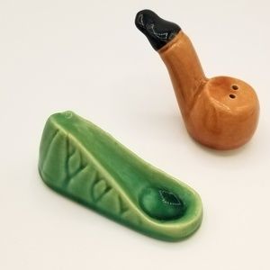 Vintage salt and pepper shakers